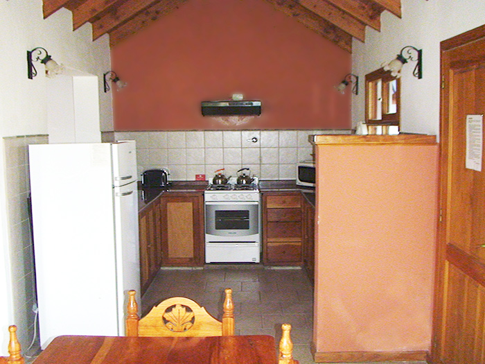 cabaña 1, cocina