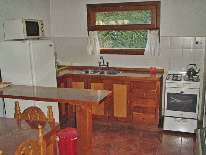 cabaña 11, cocina