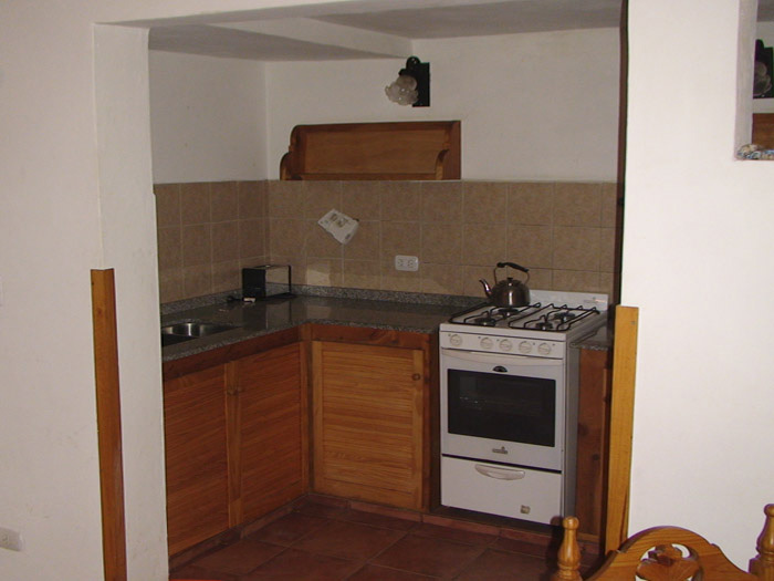 cabaña 14, cocina