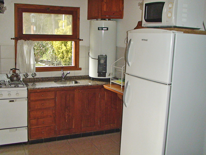 cabaña 5, cocina